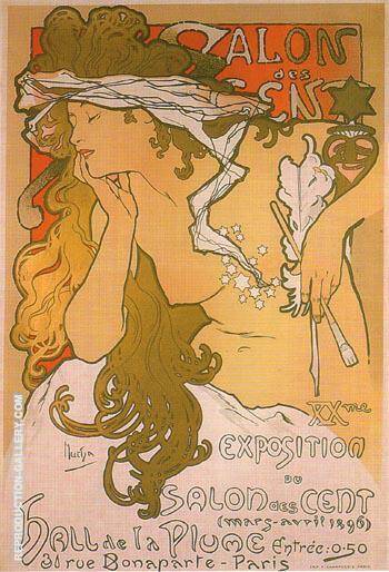 Alphonse Mucha - Salon des Cent 20 1896
