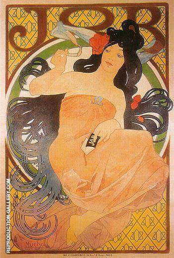 Alphonse Mucha - JOB 1898