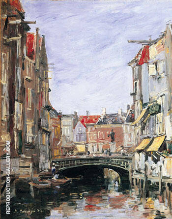 Eugene Boudin - La Place Ary Scheffer, Dordrecht