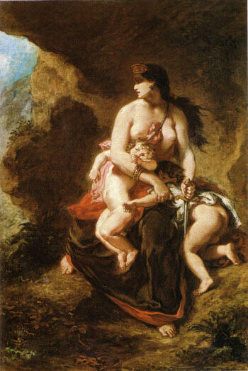 F.V.E. Delcroix - Medea about to Kill her Children 1838