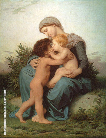 William-Adolphe Bouguereau - Fraternal Love 1851