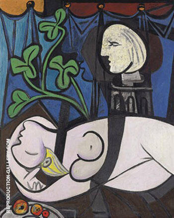 Pablo Picasso - Nude, Green Leaves and Bust 1932