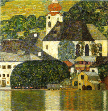 Gustav Klimt - Church in Unterach (1916)