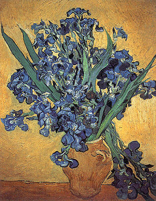 Vincent van Gogh - Vase with Irises (Yellow)