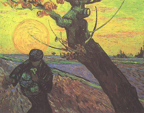 Vincent van Gogh - The Sower   Arles