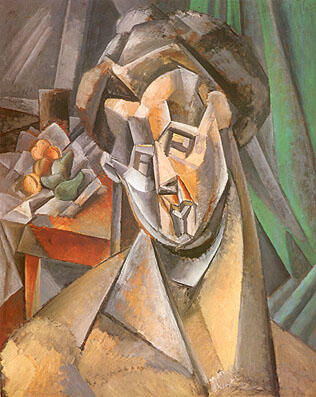 Pablo Picasso - Woman with Pears, Fernande  (1909)