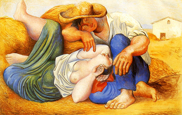 Pablo Picasso - Sleeping Peasants (1919)
