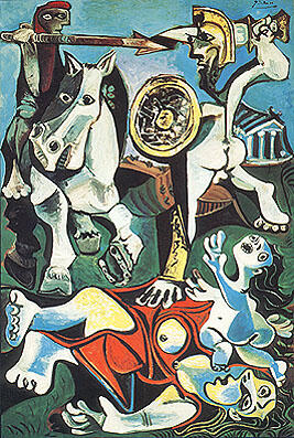 Pablo Picasso - Rape of the Sabine Women  (1962)