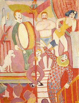 August Macke - Auguste Macke Circus Picture II (1911)