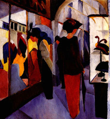 August Macke - Hat Shop (1913)