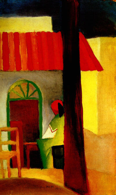 August Macke - Turkish Cafe I (1914)