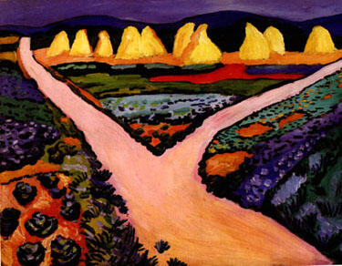 August Macke - Vegetable Fields (1911)