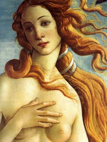  - Botticelli The Birth of Venus - Detail 1485