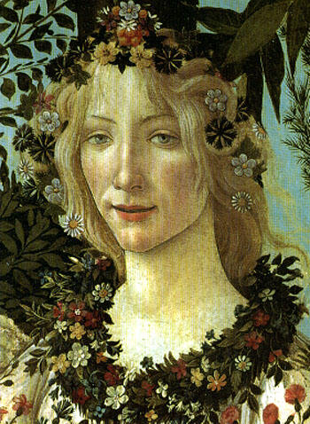  - Botticelli Primavera detail 1482
