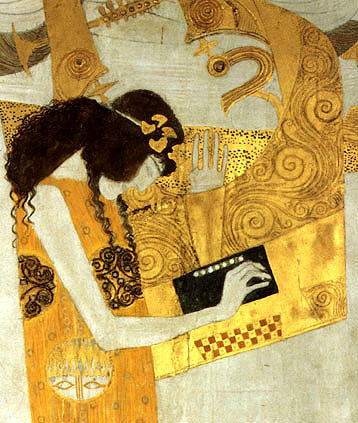 Gustav Klimt - Hymn to Joy (Detail 2 1902)