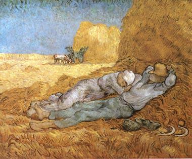 Vincent van Gogh - Noon Rest 1890
