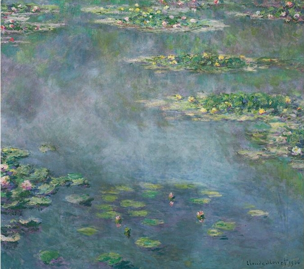 Nympheas (Water Lilies) 1906 By Claude Monet