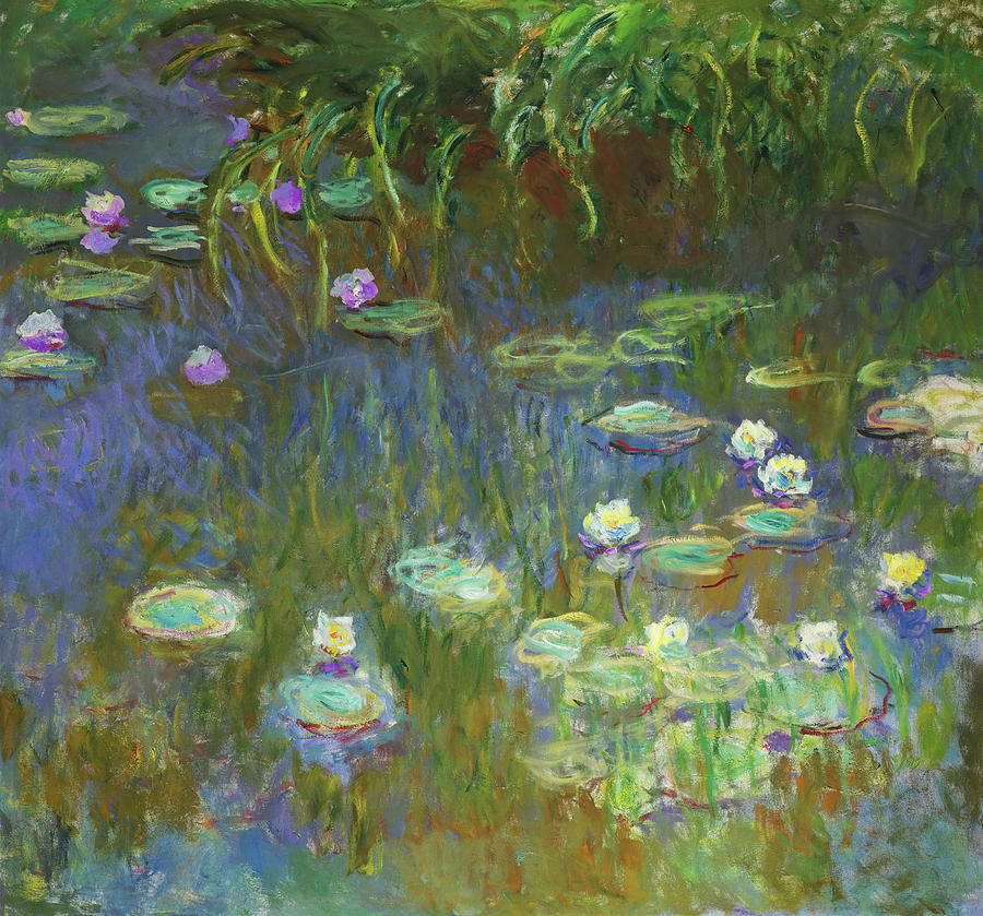 Water Lilies 1925 By Claude Monet