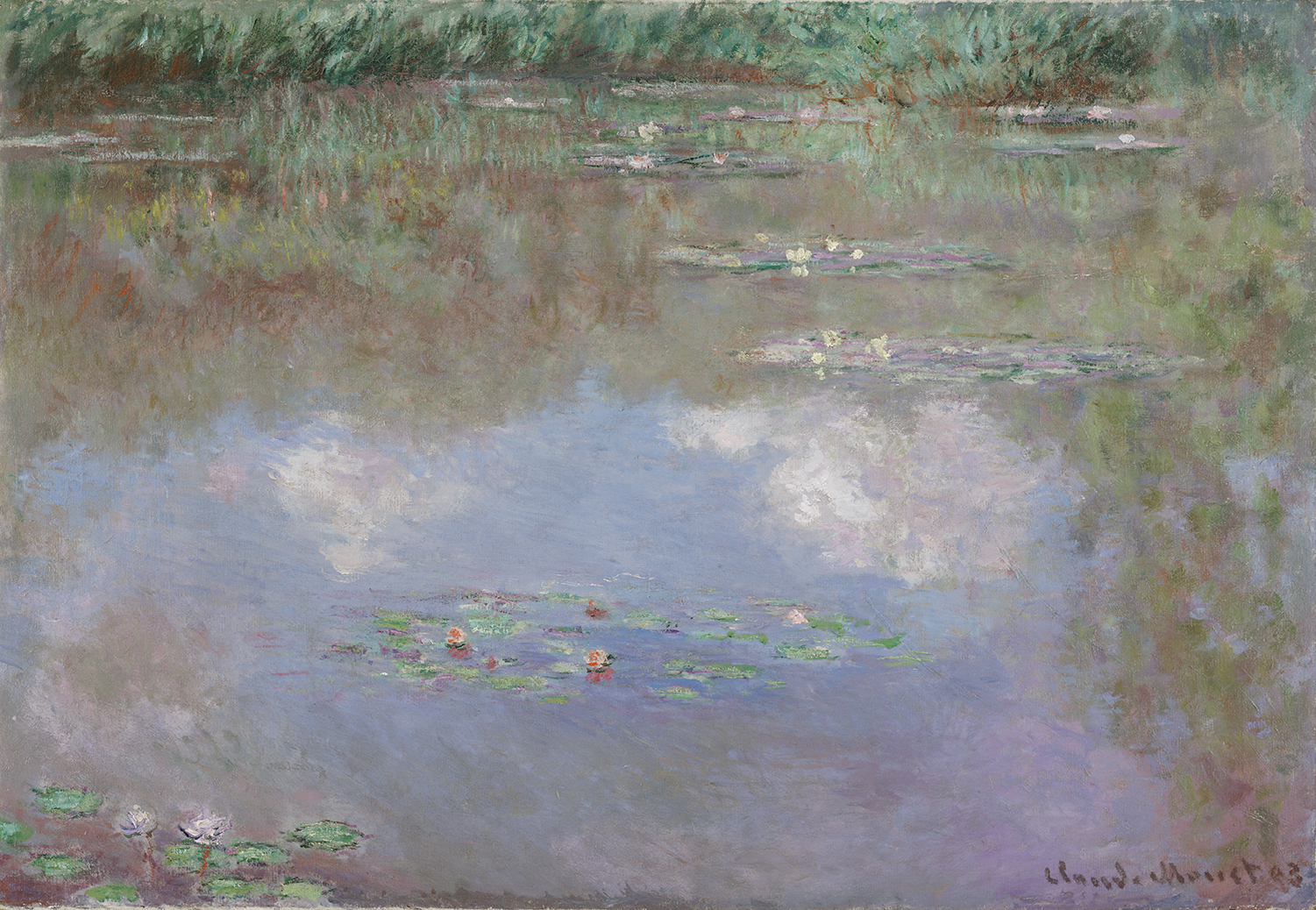 Water Lilies Water Landscape Clouds 1903 By Claude Monet