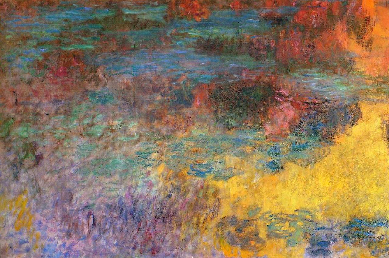 Water Lily Pond Evening 1920 By Claude Monet