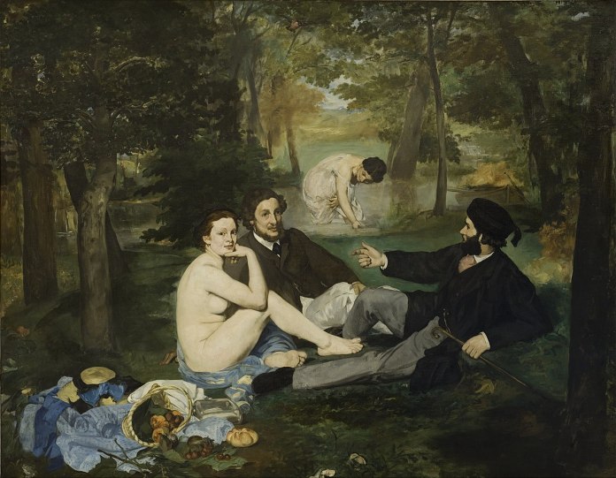 Le Dejeuner sur l'herbe Luncheon on the Grass 1863 By Edouard Manet