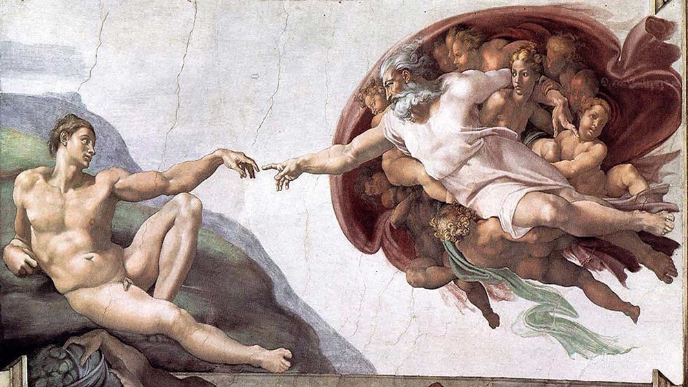 Creation of Adam By Michelangelo