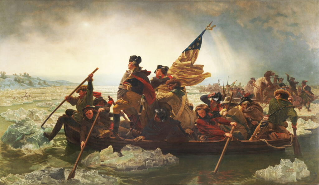 Washington Crossing the Delaware By Emanuel Leutze