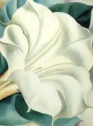 White Trumpet Flower 1932 By Georgia O'Keeffe