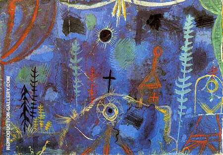 Hermitage 1918 By Paul Klee