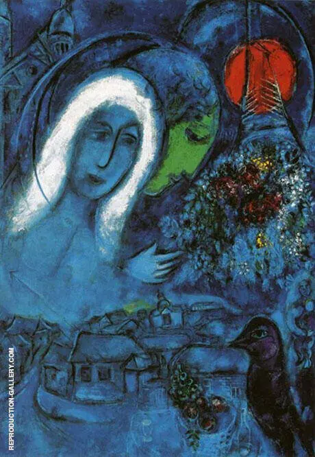 Champs de Mars 1952 By Marc Chagall