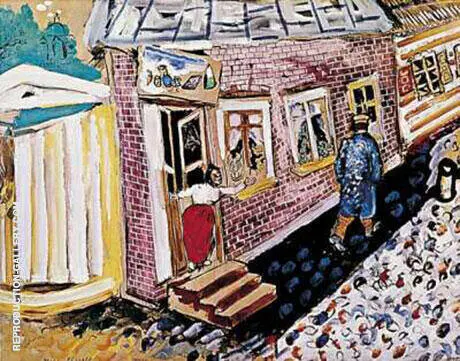 The Street By Marc Chagall