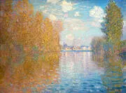 Autumn Argentuil 1873 By Claude Monet