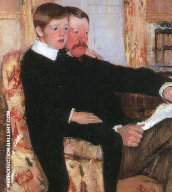 Alexander Cassatt and His Son Robert 1985 Detail By Mary Cassatt