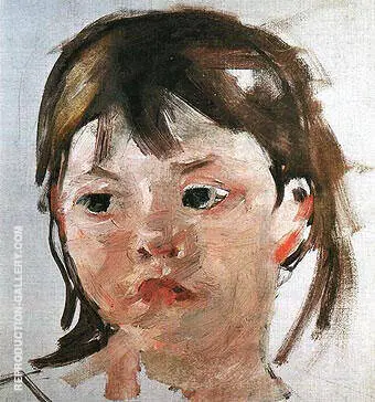 Head of a Little Girl By Mary Cassatt