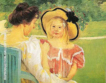 In the Garden 1904 By Mary Cassatt