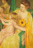 Mother and Child 1905 By Mary Cassatt