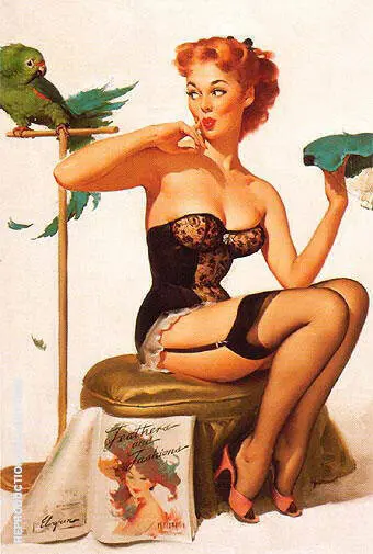 Gil Elvgren No You Don't 1956 By Pin Ups