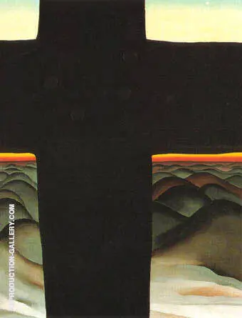 Black Cross New Mexico 1929 By Georgia O'Keeffe