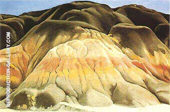 The Grey Hills 1942 By Georgia O'Keeffe