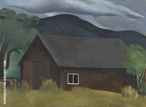 My Shanty Lake George 1922 by Georgia O'Keeffe | Oil Painting Reproduction