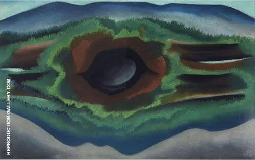 Pool in the Woods 1922 By Georgia O'Keeffe