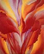 Red Canna 1924 By Georgia O'Keeffe
