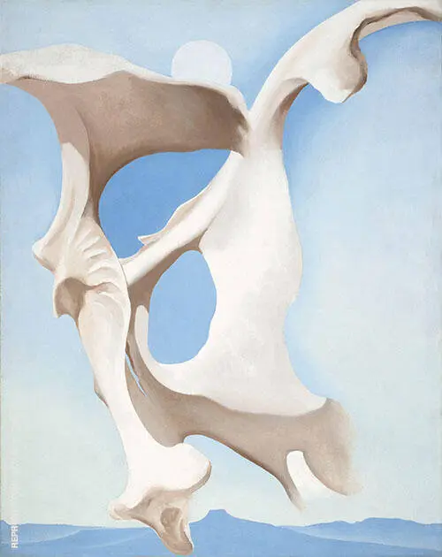 Pelvis With Moon 1943 By Georgia O'Keeffe
