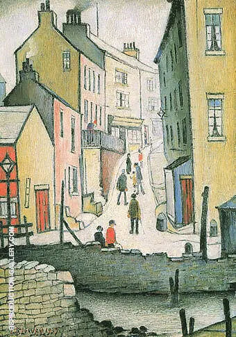 An Old Street 1937 By L-S-Lowry