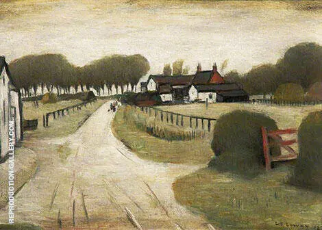 Regent Street Lytham 1922 By L-S-Lowry