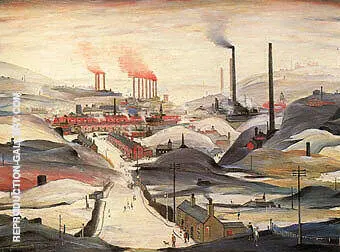 Industrial Panorama 1953 By L-S-Lowry