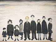 The Funeral Party 1953 By L-S-Lowry