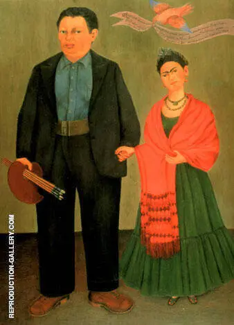 Frida and Diego Rivera 1931 By Frida Kahlo