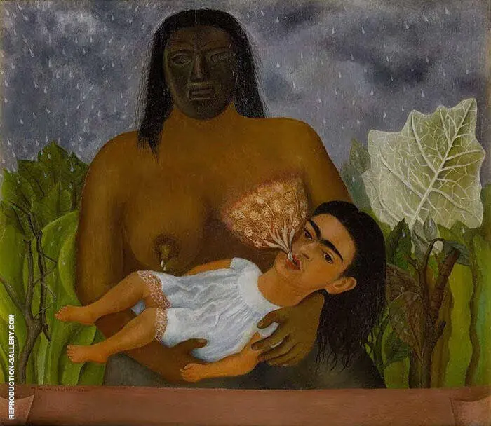 My Nurse and I 1937 By Frida Kahlo