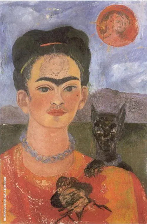 Self Portrait with Deigo on the Breast 1953 By Frida Kahlo